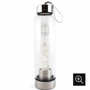 Glacce Clear Quartz Water Bottle